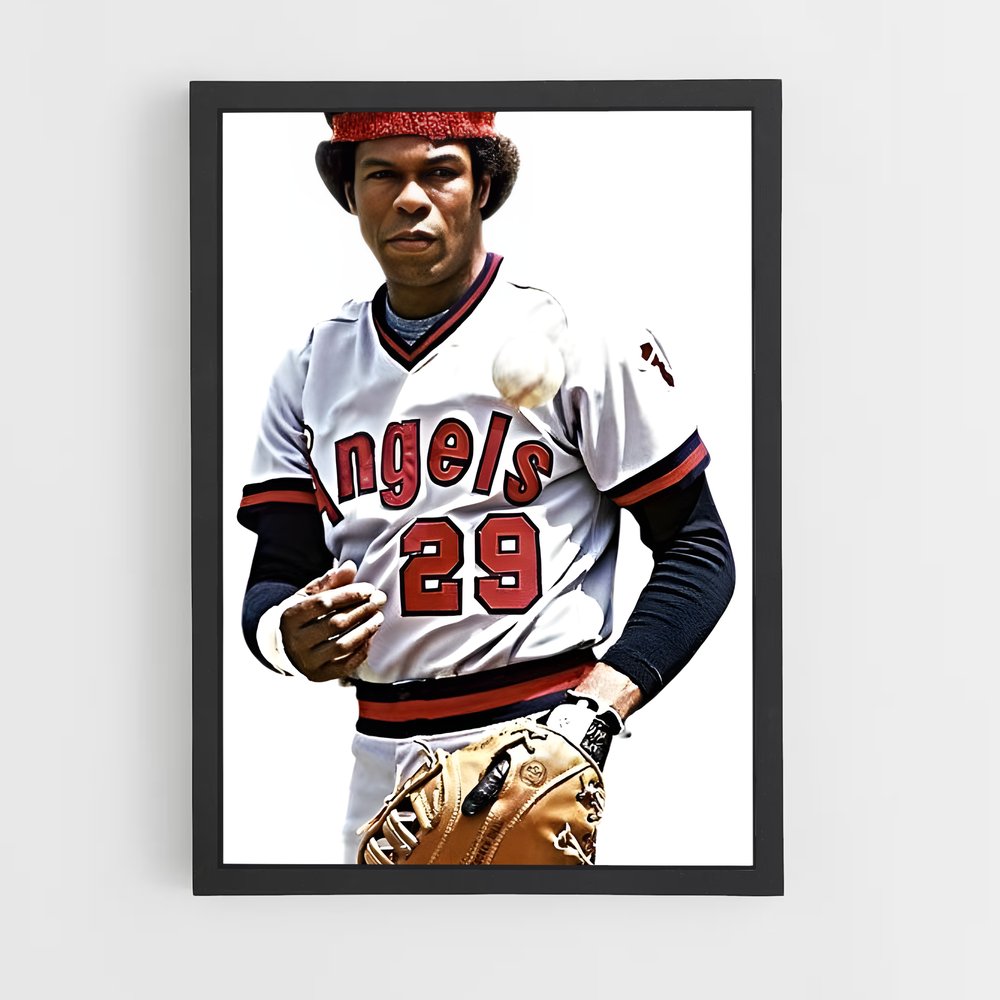Poster Rod carew – affiche Baseball (vue 2)